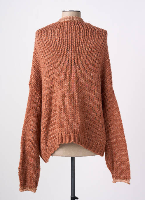 Vestă cu mâneci lungi maro MILLENIUM femeie