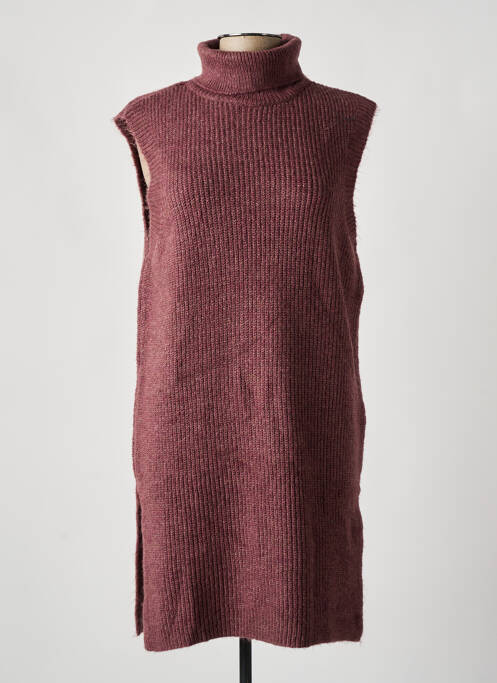 Pulover cu guler înalt violet ONLY femeie