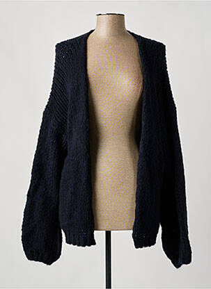 Vestă cu mâneci lungi albastru BELLITA femeie