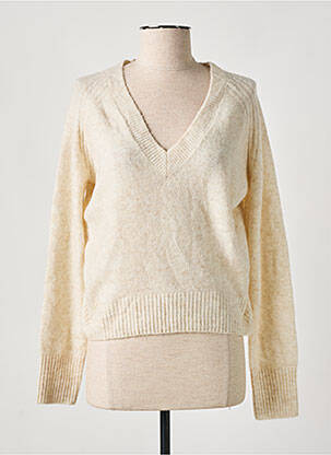 Pulover bej VERO MODA femeie