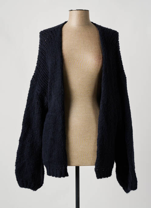 Vestă cu mâneci lungi albastru BELLITA femeie