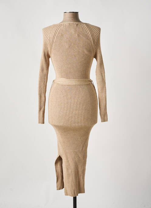 Rochie lungă bej MANGO femeie