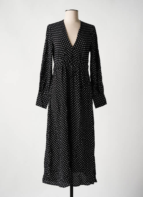 Rochie lungă negru MANGO femeie