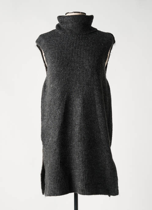 Pulover cu guler înalt gri ONLY femeie