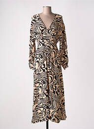 Rochie lungă negru MANGO femeie