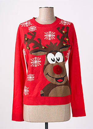 Pulover roșu VERO MODA femeie