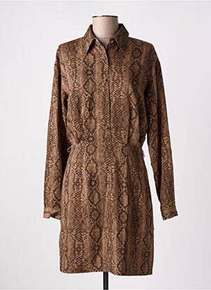 Rochie scurtă maro GUESS femeie