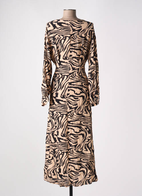 Rochie lungă negru MANGO femeie