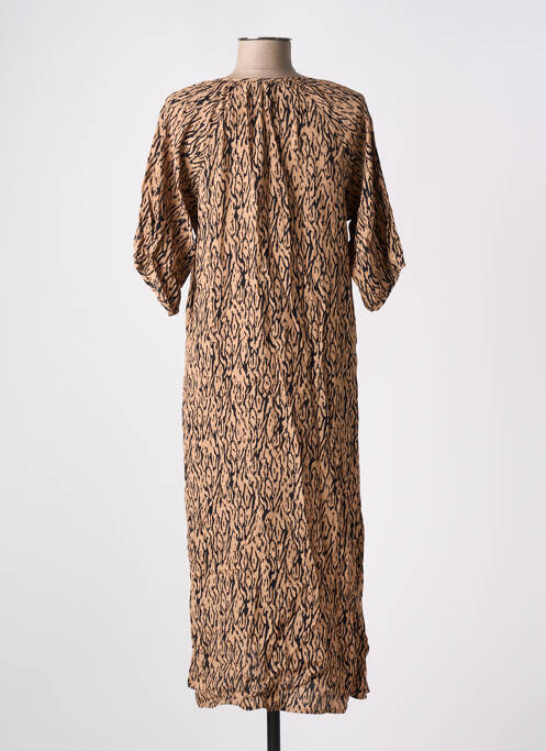 Rochie midi maro VERO MODA femeie