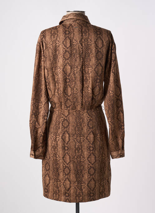 Rochie scurtă maro GUESS femeie