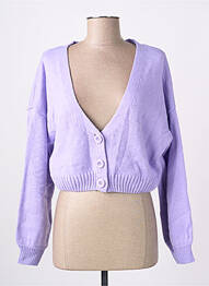 Cardigan petrecut violet TALLY WEIJL femme