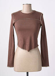 Tricou maro SUBDUED femme