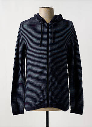 Hanorac cu glugă albastru JACK & JONES bărbat