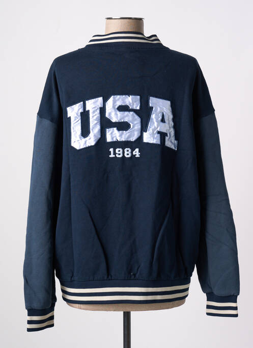 Vestă cu mâneci lungi albastru SUBDUED femeie