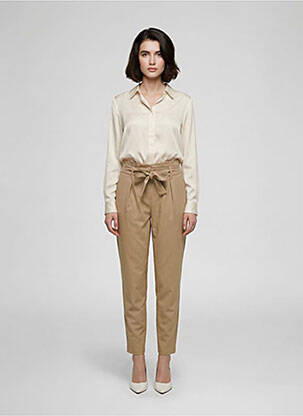 Pantalon chino maro ONLY femeie