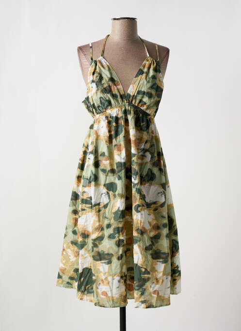 Rochie midi verde VERO MODA femeie