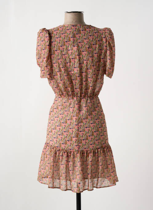 Rochie scurtă maro MORGAN femeie