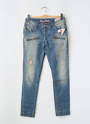 Blugi skinny albastru BUENA VISTA femeie