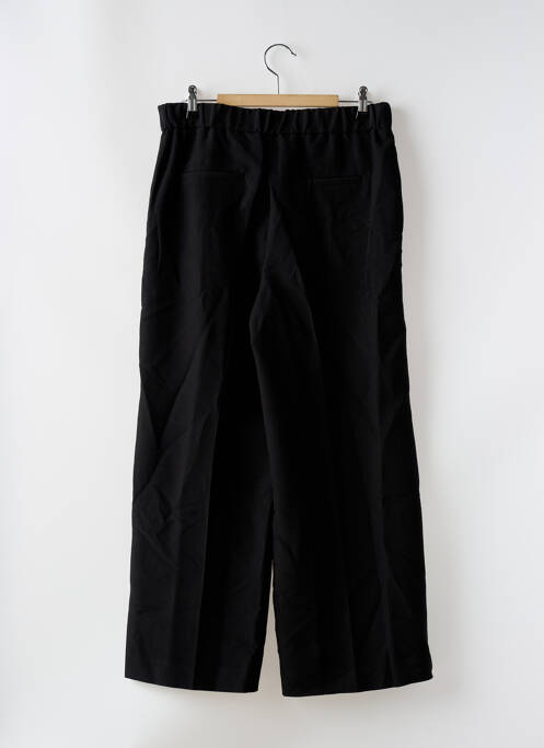 Pantalon larg negru MANGO femeie