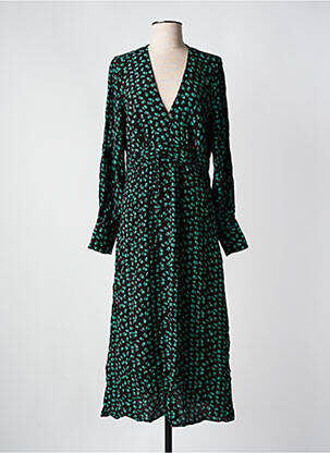 Rochie lungă negru MANGO femeie