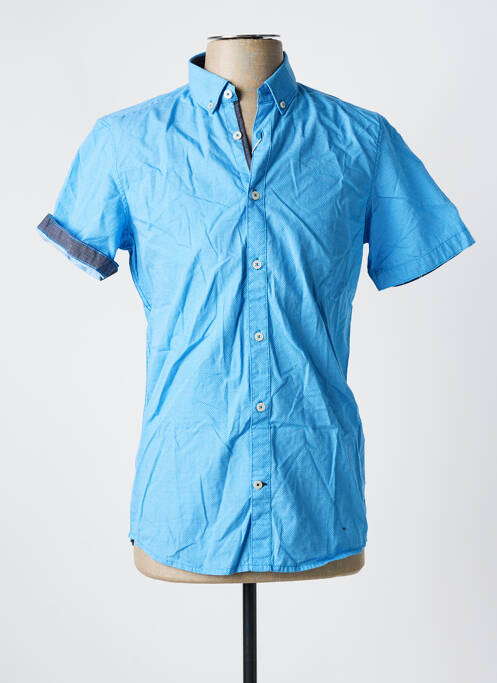 Cămașă cu mâneci scurte albastru TOM TAILOR bărbat