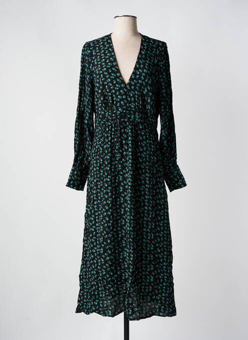 Rochie lungă negru MANGO femeie