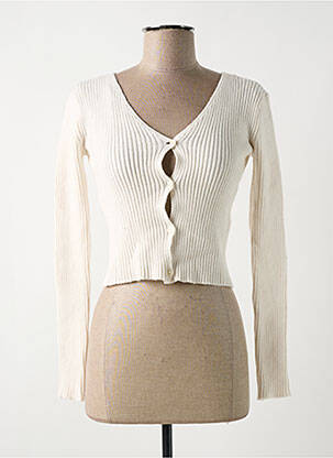 Vestă cu mâneci lungi alb SUBDUED femeie