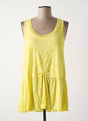 Tricou galben DESIGUAL femeie