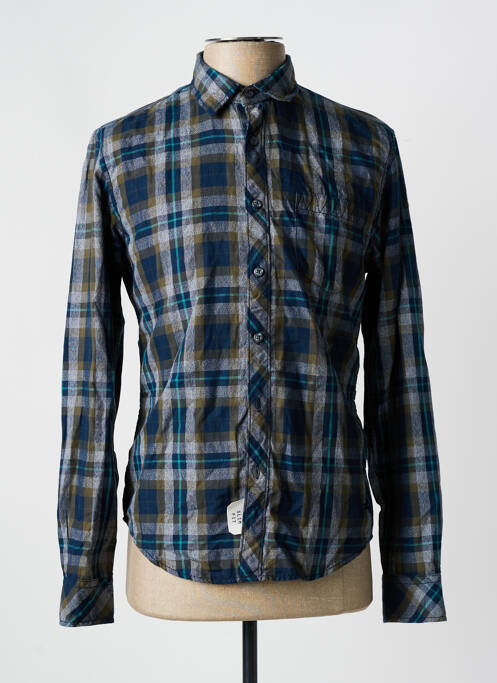 Cămașă cu mâneci lungi albastru EDC bărbat