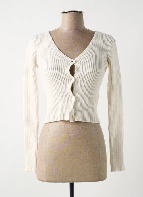 Vestă cu mâneci lungi alb SUBDUED femeie