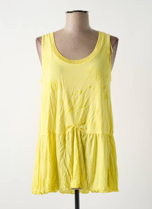 Tricou galben DESIGUAL femeie