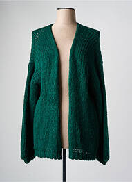 Vestă cu mâneci lungi verde BELLITA femme