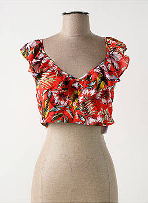 Top roșu GUESS femeie