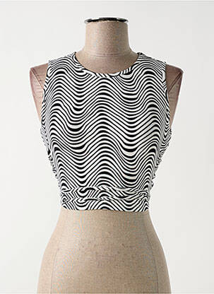 Top alb SUBDUED femeie