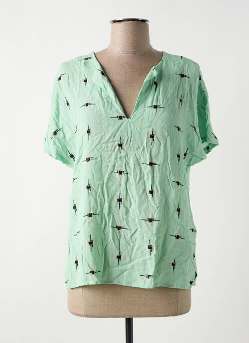 Tricou verde VILA femeie
