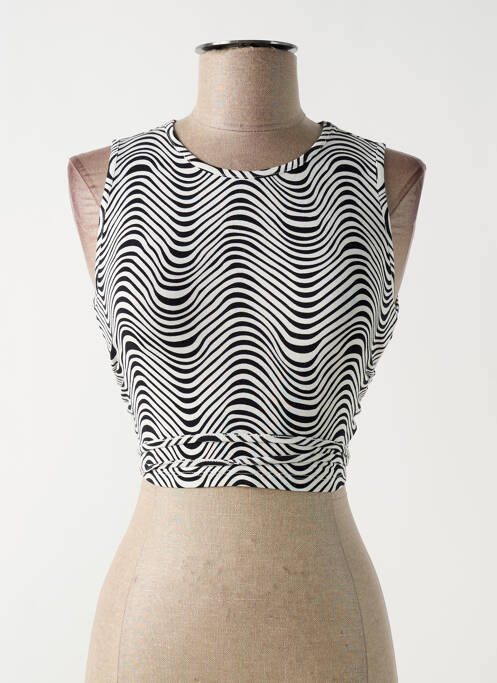 Top alb SUBDUED femeie