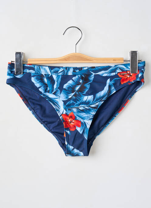 Chiloți de baie albastru SUPERDRY femeie