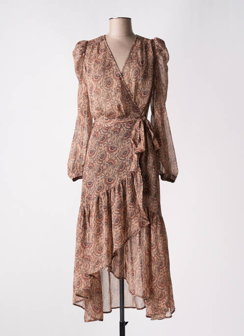 Rochie midi roz MORGAN femeie