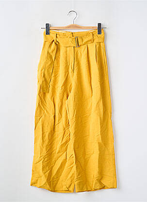 Pantalon chino galben MANGO femeie