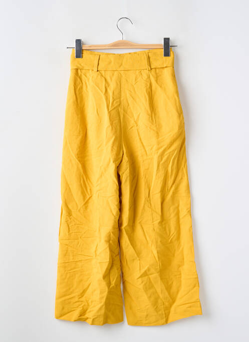 Pantalon chino galben MANGO femeie