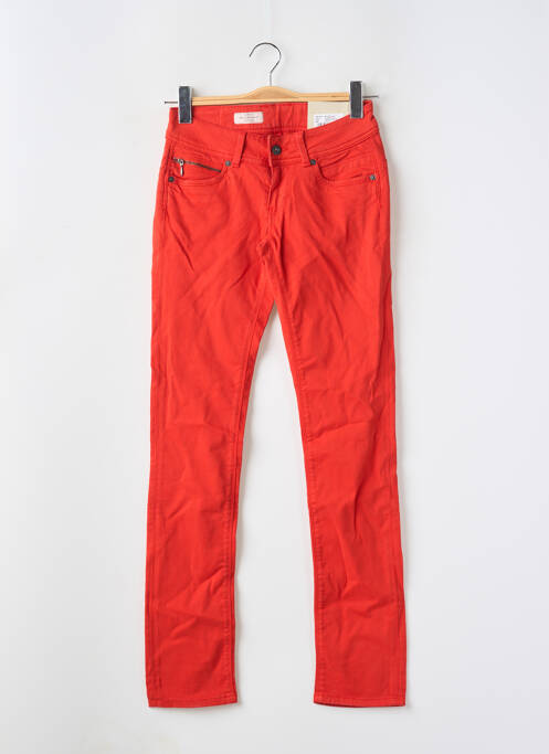 Blugi cu croială slim portocaliu PEPE femeie