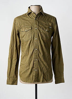 Cămașă cu mâneci lungi verde JACK & JONES bărbat