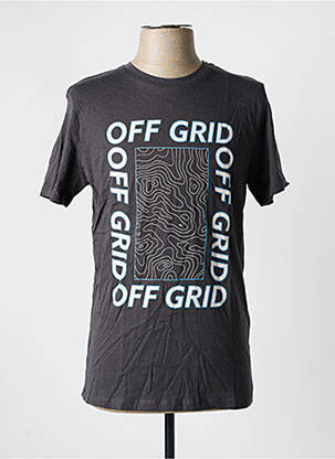 Tricou gri JACK & JONES bărbat