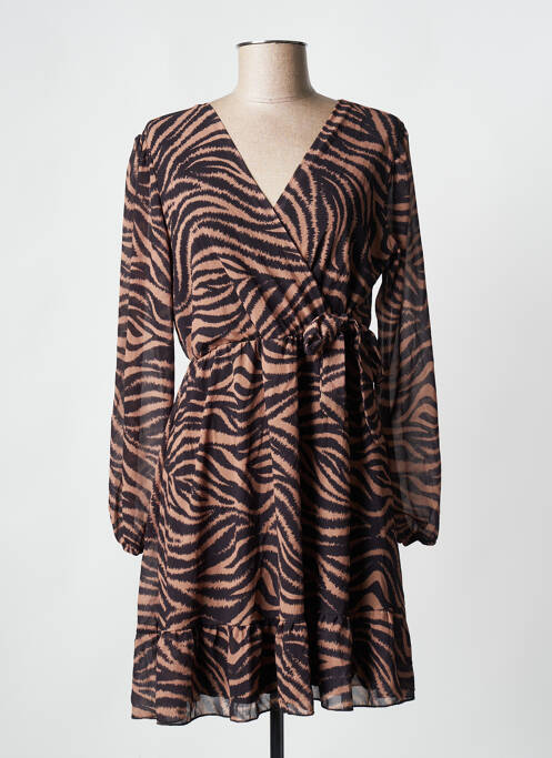 Rochie scurtă maro HAILYS femeie