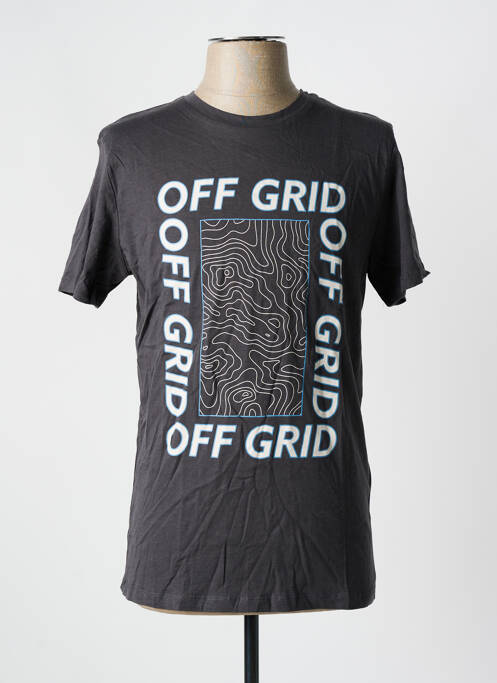 Tricou gri JACK & JONES bărbat