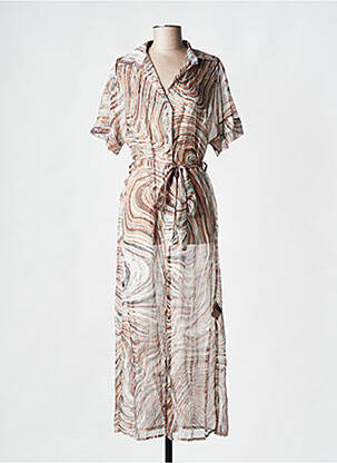 Rochie lungă maro ASTRID BLACK LABEL femeie