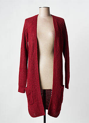 Vestă cu mâneci lungi roșu ONLY femeie