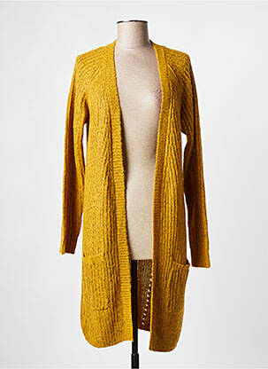 Vestă cu mâneci lungi galben ONLY femeie