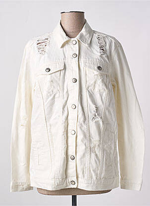 Jachetă de blugi alb ONLY femeie