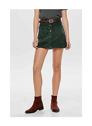Fustă scurtă verde ONLY femeie